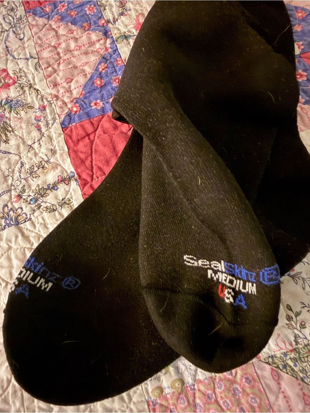 Black Men's Medium Waterproof Socks